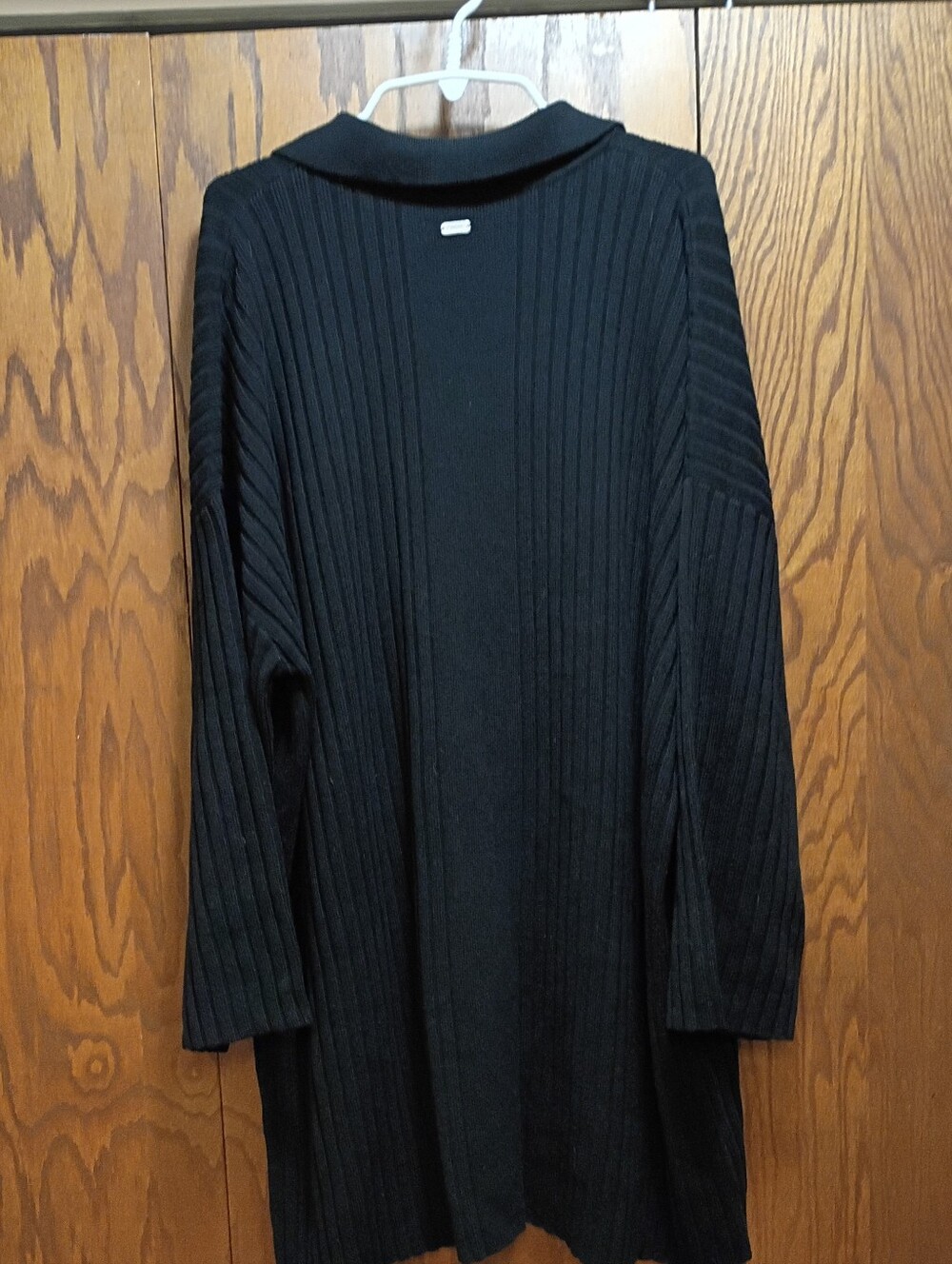 Barbour Ribbed Button-Front Sweater - Black - Picture 2 of 7